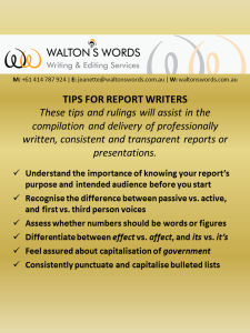 Image for report writer tips